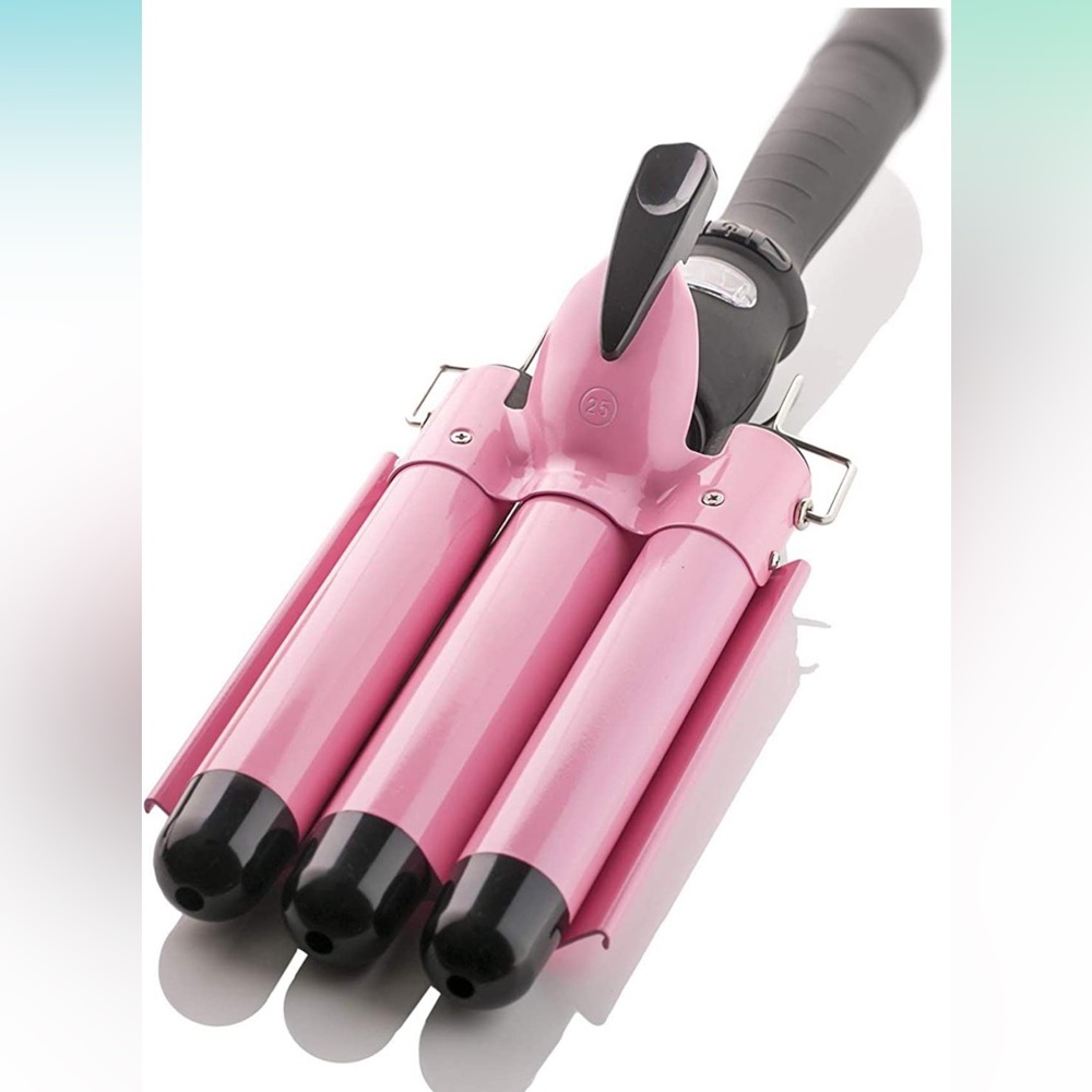 Hair Curling Iron 1 inch 3 Barrel Hair Crimper Ceramic